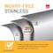 Keeney Mfg Kindred Creemore Stainless Steel Top Mount 15 in. W X 15 in. L Single Bowl Bar Sink CSLA1515-6-2CBN - alternate 3